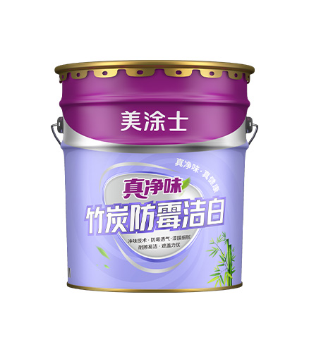 真净味竹炭防霉洁白墙面漆